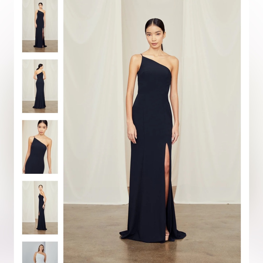 Amsale "Sloan" Dress in Dove